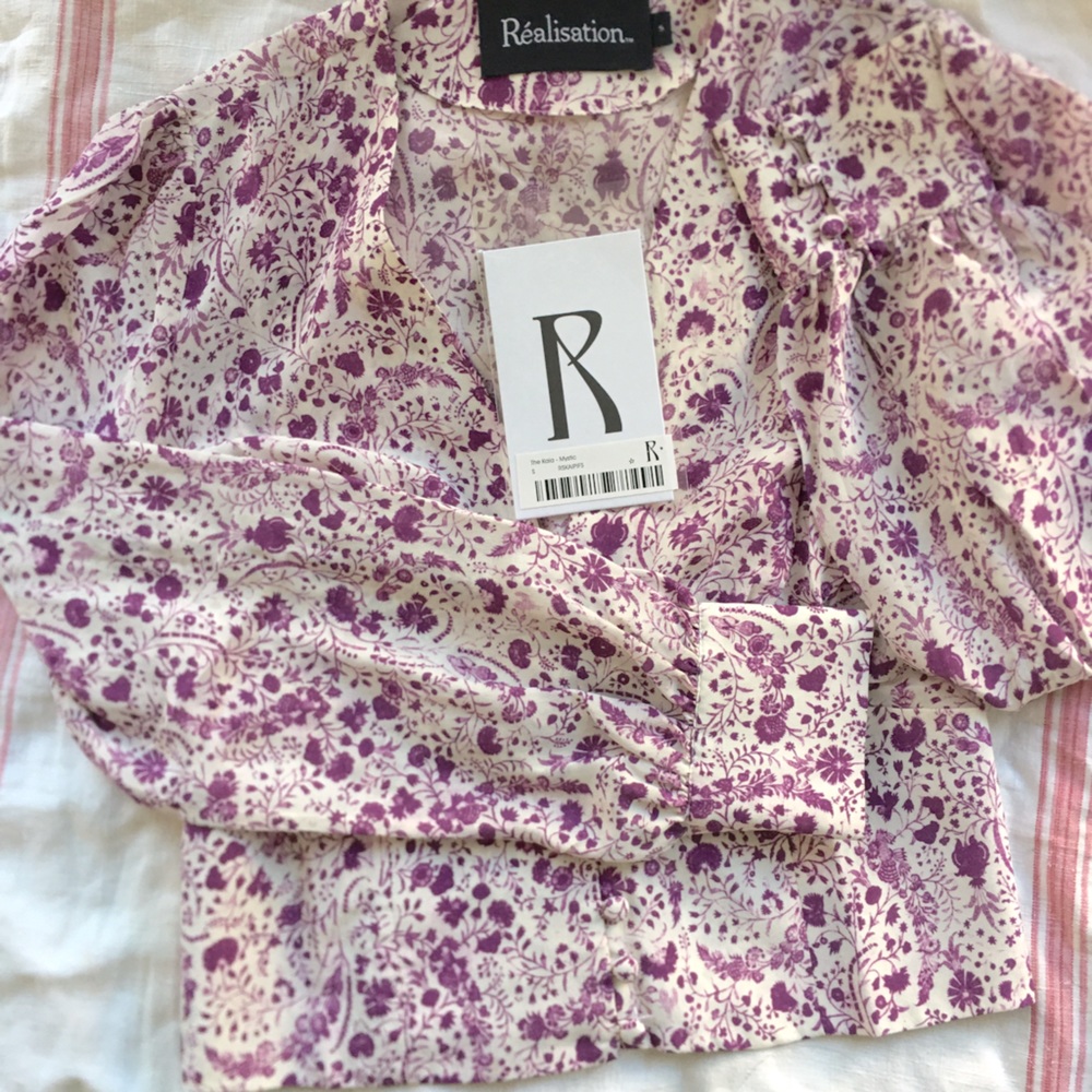 nwt réalisation par kaia top in mystic small
